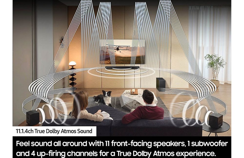 Samsung Q990D - Sistem audio premium, 11.1.4 canale, 656W, Dolby Atmos