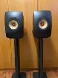 Vand boxe Kef ls50 Meta, subwoofer KC 62, stand S2