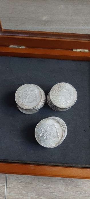 Lot 21 Monede Argint – 50 Francs Franța | 630 g Argint | Preț Fix