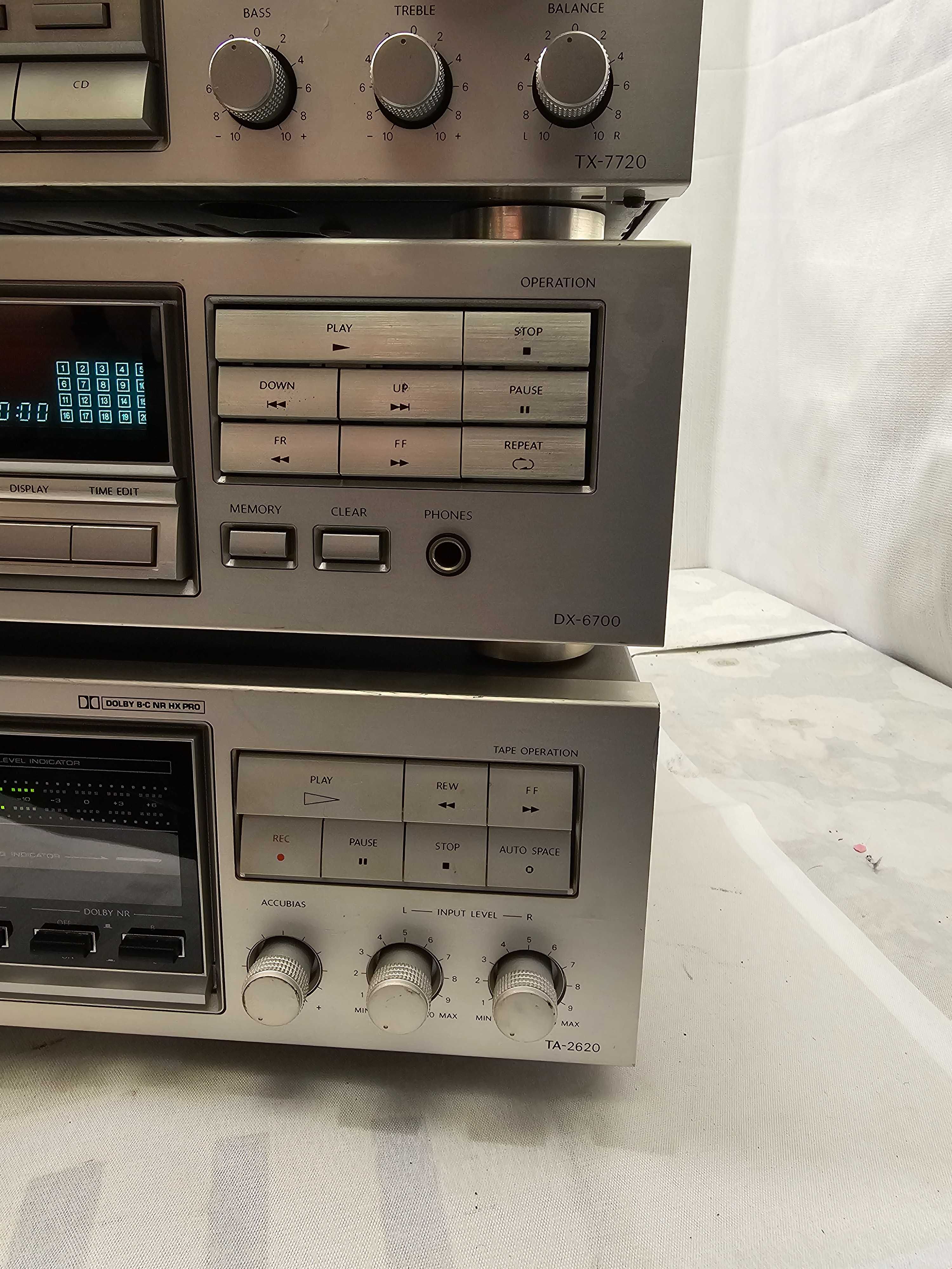 Linie Onkyo TX-7720 DX-6700 TA-2620