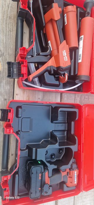 Hilti pistol de impact, ancora chimica
