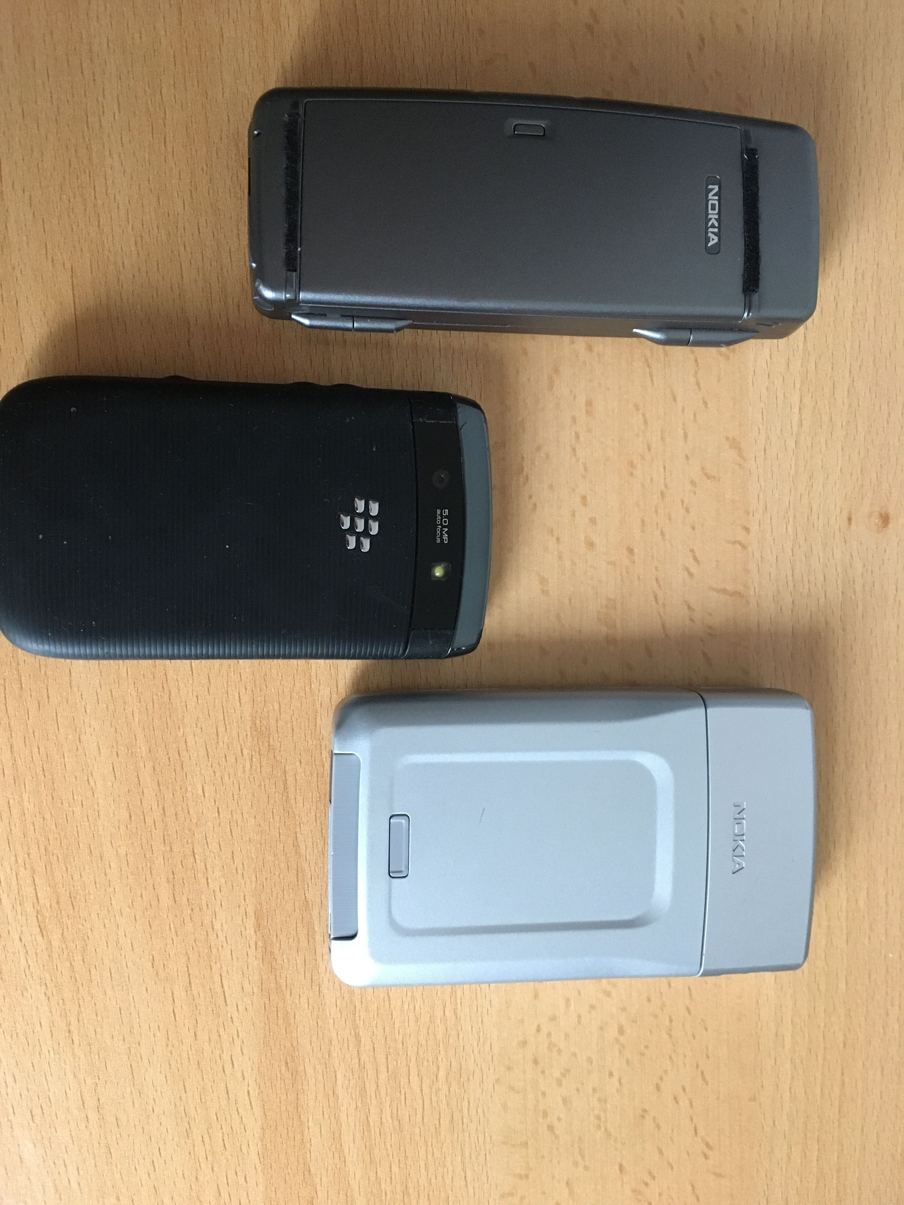 Nokia 9300i, E61, BlackBerry