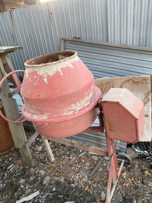 Бетономешалка бу пользвались когда строили дом