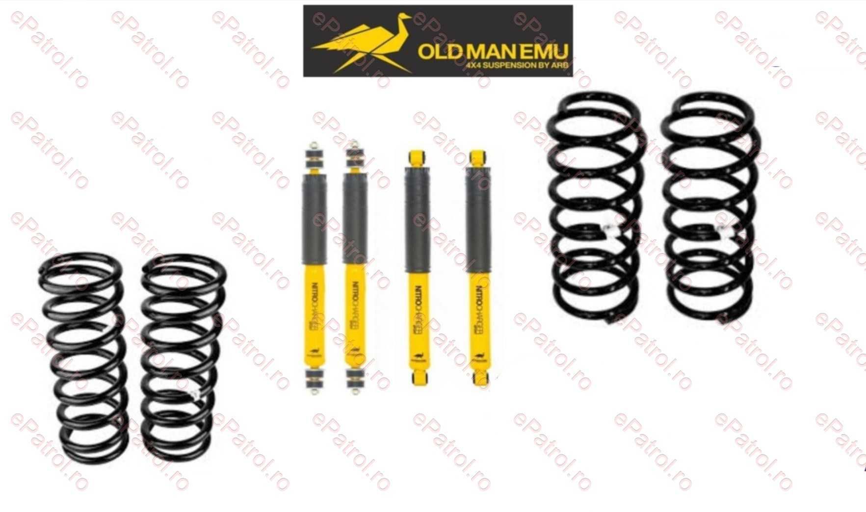 Kit suspensie inaltare +5 Nissan Patrol Y60 Y61 OME arc amortizor