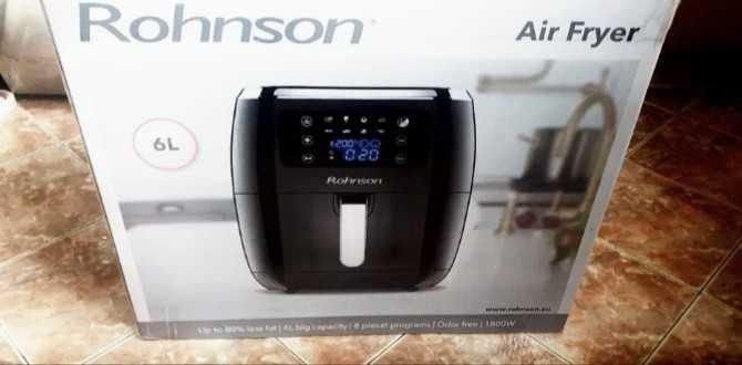 Air Fryer ROHNSON 6l.