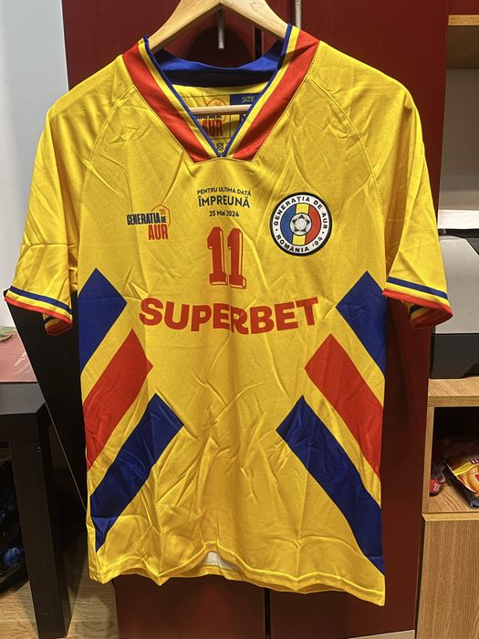 Tricou Romania 1994 / Generatia de Aur / Ilie Dumitrescu