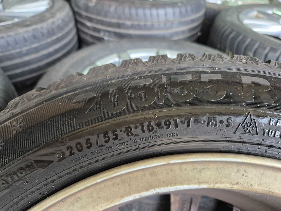 4 Anvelope de IARNA - 205/55/16 - Semperit - CA UNELE NOI - DOT 3424