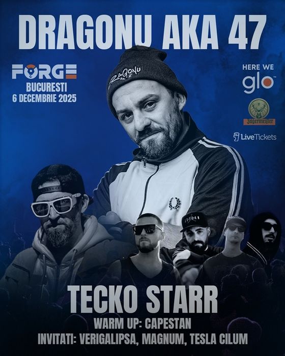 Vând două bilete la concert Dragonu AKA 47.

06.12.25