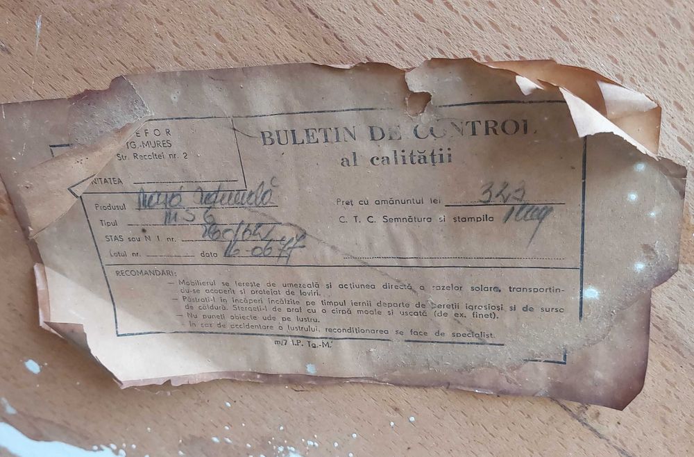 Măsuță cafea din 1977