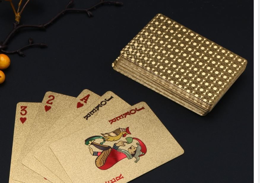 карти за игра златни покер пластик