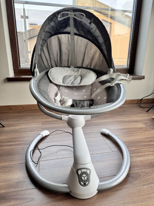 CANGAROO Електрическа люлка - шезлонг CLOUD СИВ