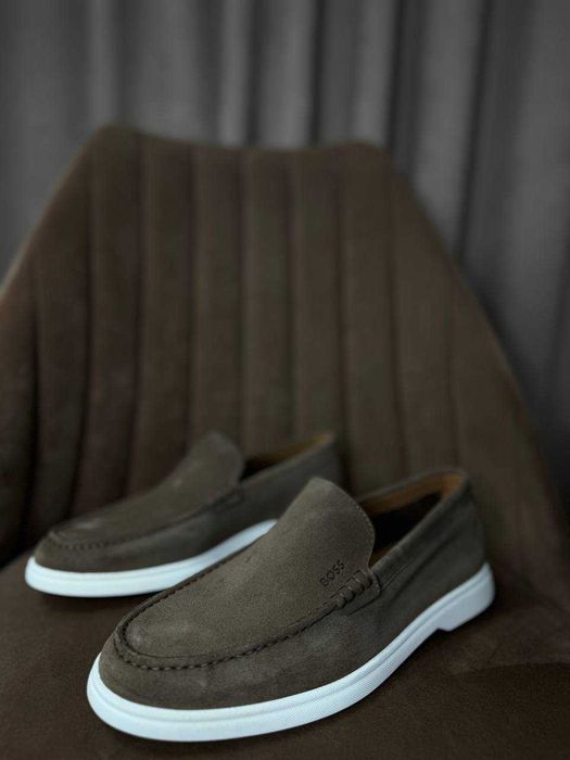 Boss мужские замшевые лоферы РАЗМЕР 45