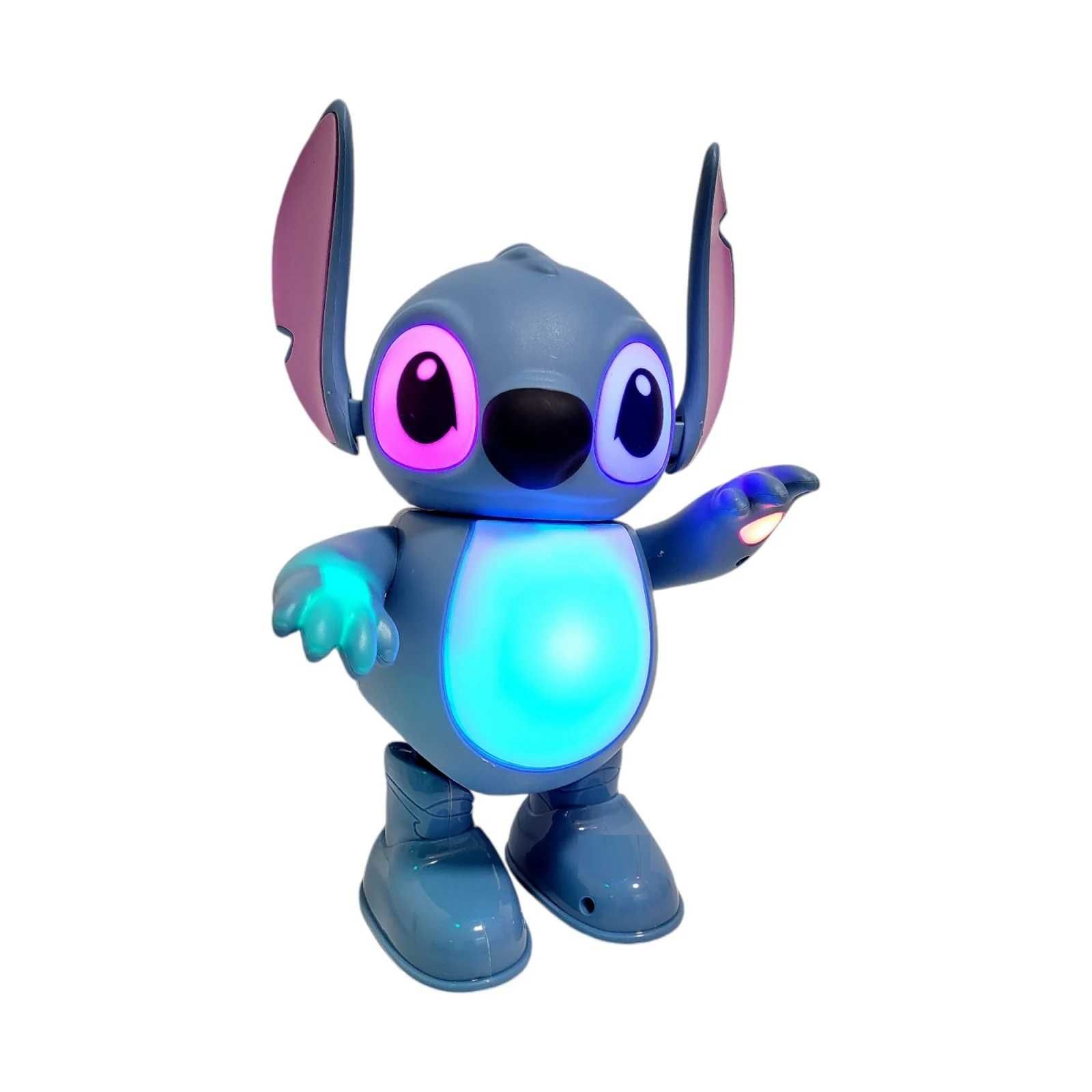 Интерактивен Стич танцуваща фигурка с Музика Светлини Движение Stitch