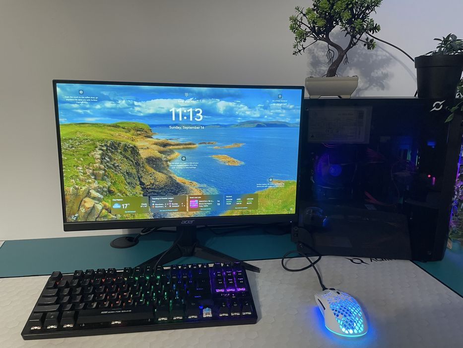 Vand Pc gaming+Monitor