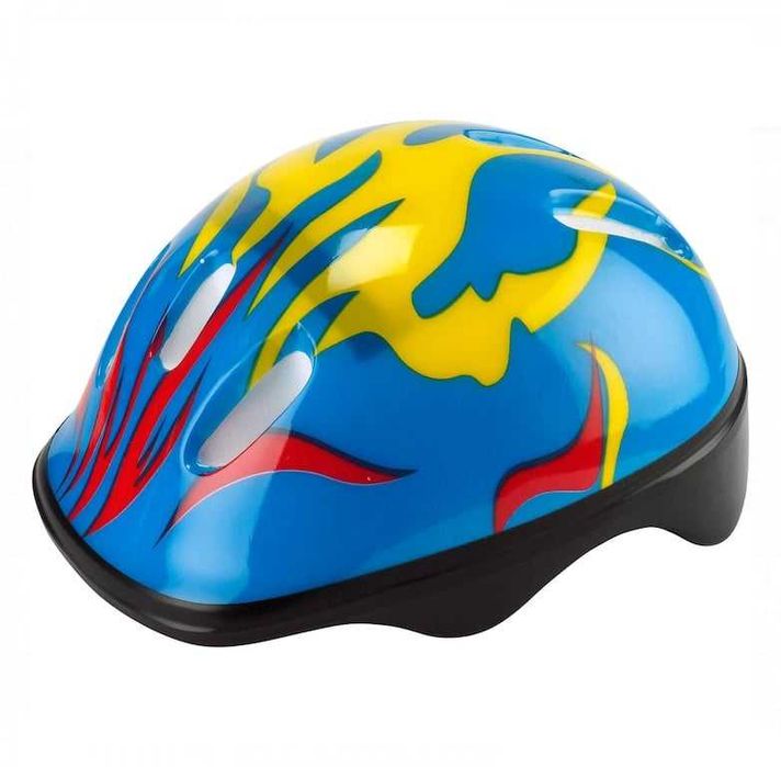 Casca protectie Albastra ActionOne Flames , marime 52-54 cm