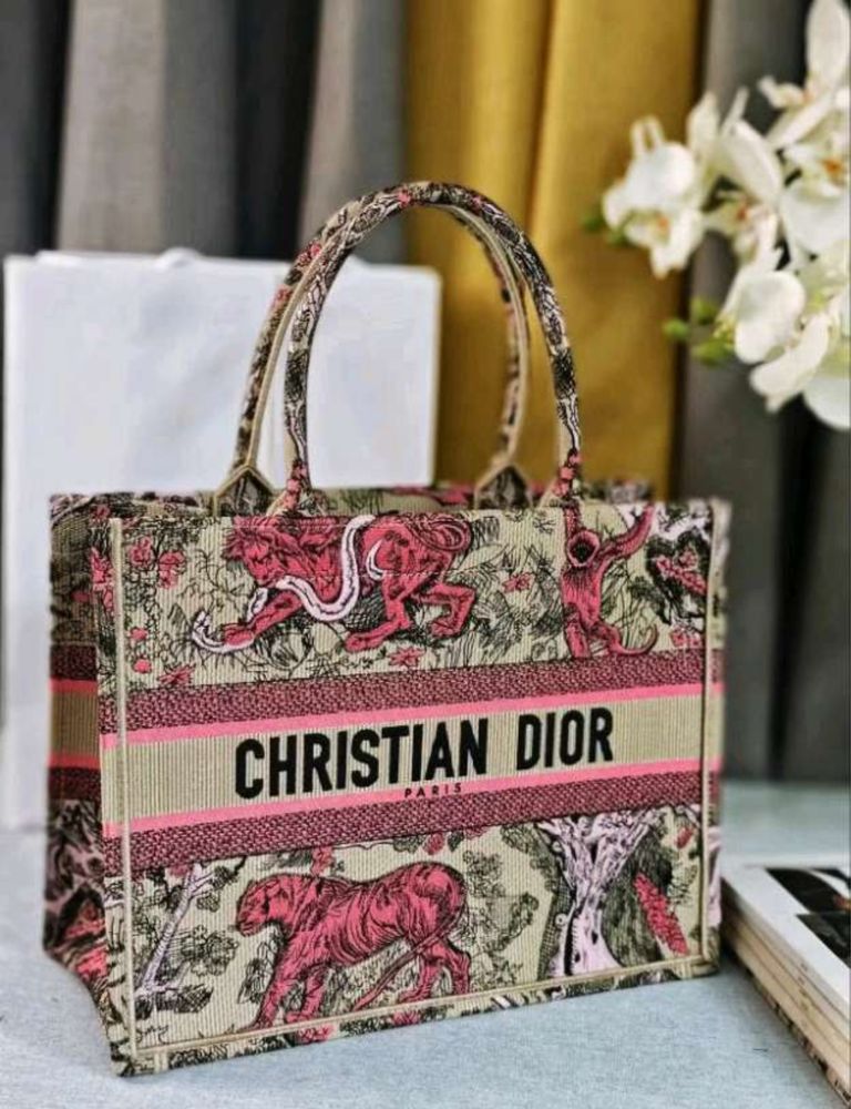 Geanta Dior din textil pe comanda