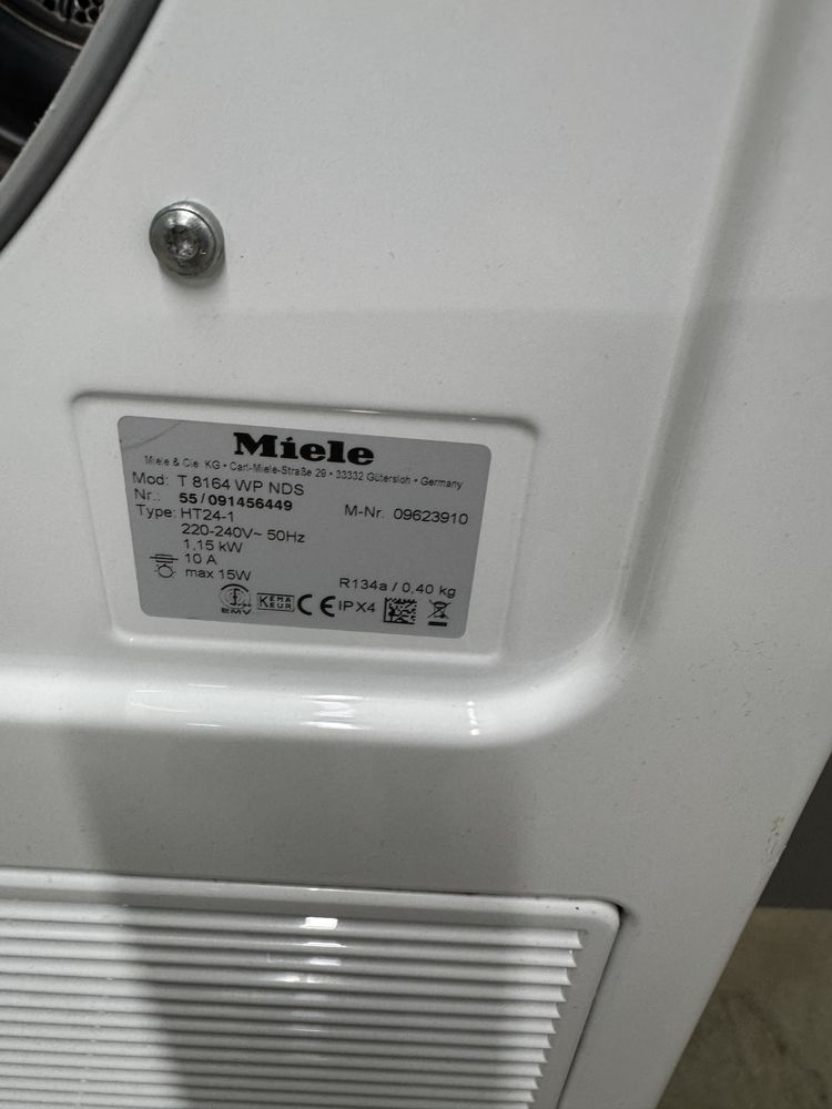 Сушилня Miele A+++ 8кг термопомпа “Пчелна пита” GERMANY Гаранция