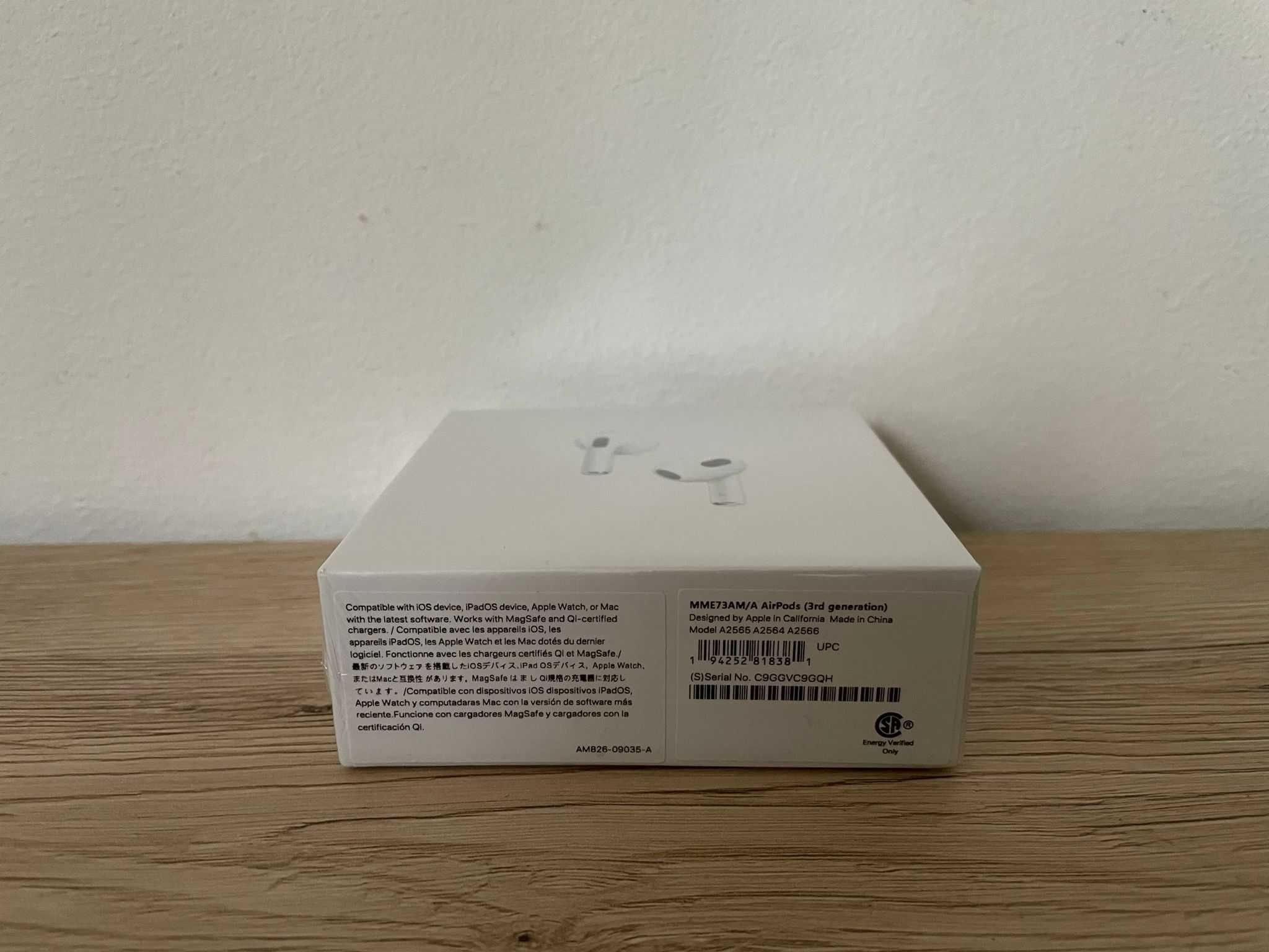 Casti- Airpods 3 Noi Sigilate - Husa cadou