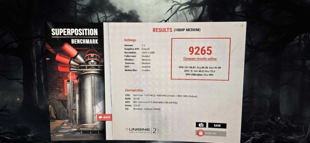 PC Gaming i7 4790K GTX1060-6gb SSD-M.2-512gb 16gb-DDR3 Cube-Acvariu