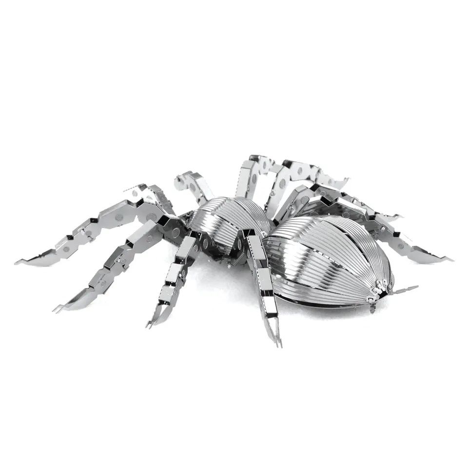 Puzzle 3D metalic Tarantula. Oțel inoxidabil, nu se desface la manevra