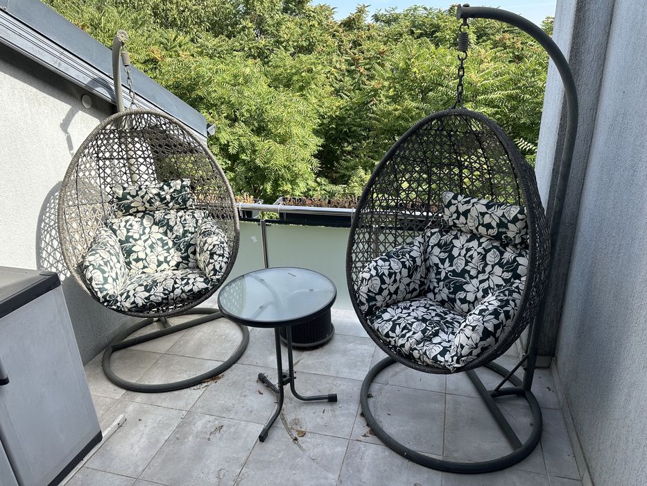 Set balasoare ou, masuta si lada depozitare