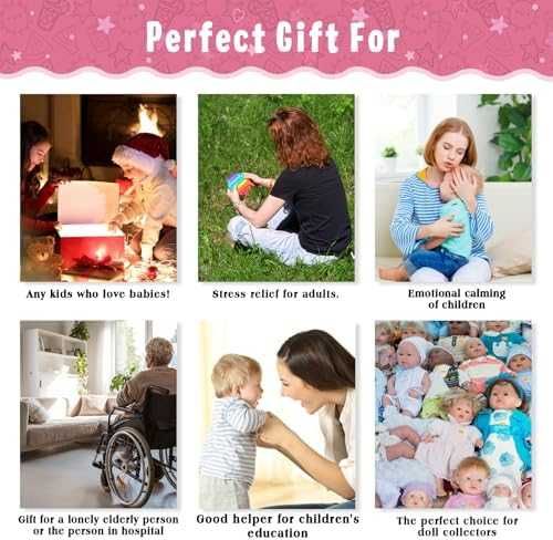 Ново Пълносиликоново бебе 8” – колекционерска кукла, перфектен подарък