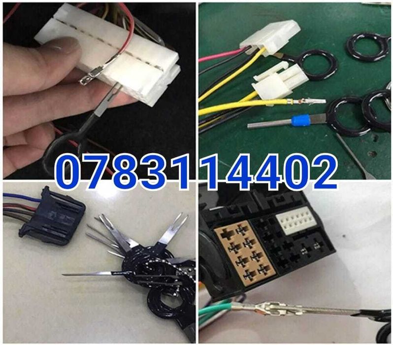 TRUSA Extractor pini-59BUC-Trusa pt scos extras pini din mufe AUTO-NOU