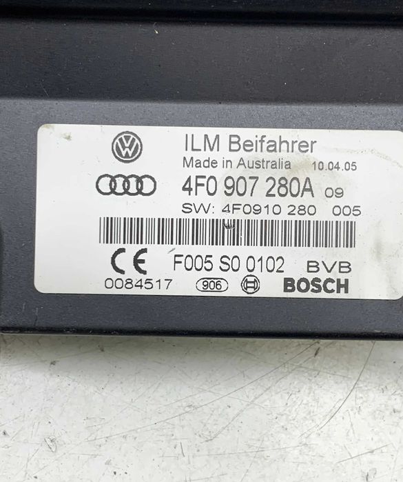 Комфорт модул 4F0 907 279 A и бордово захранване 4F0 907 280 A