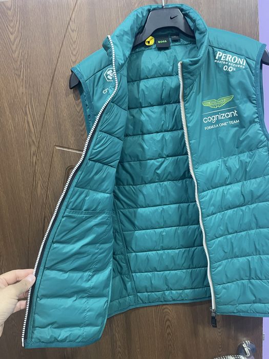 M Мъжки Елек Грейка Hugo Boss Aston Martin Formula 1 Cognizant Nike F1