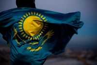 Флаг Казахстана. Большой. 150*90 см. оптом и в розницу.