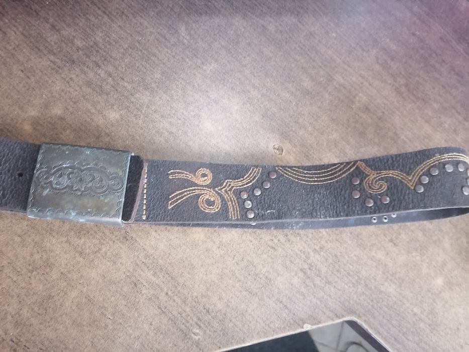 Мъжки колан естествена кожа