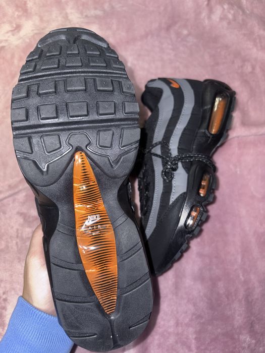 Pantofi 42 Nike Air Max 95 Negru negri gri portocaliu Noi nepurtati