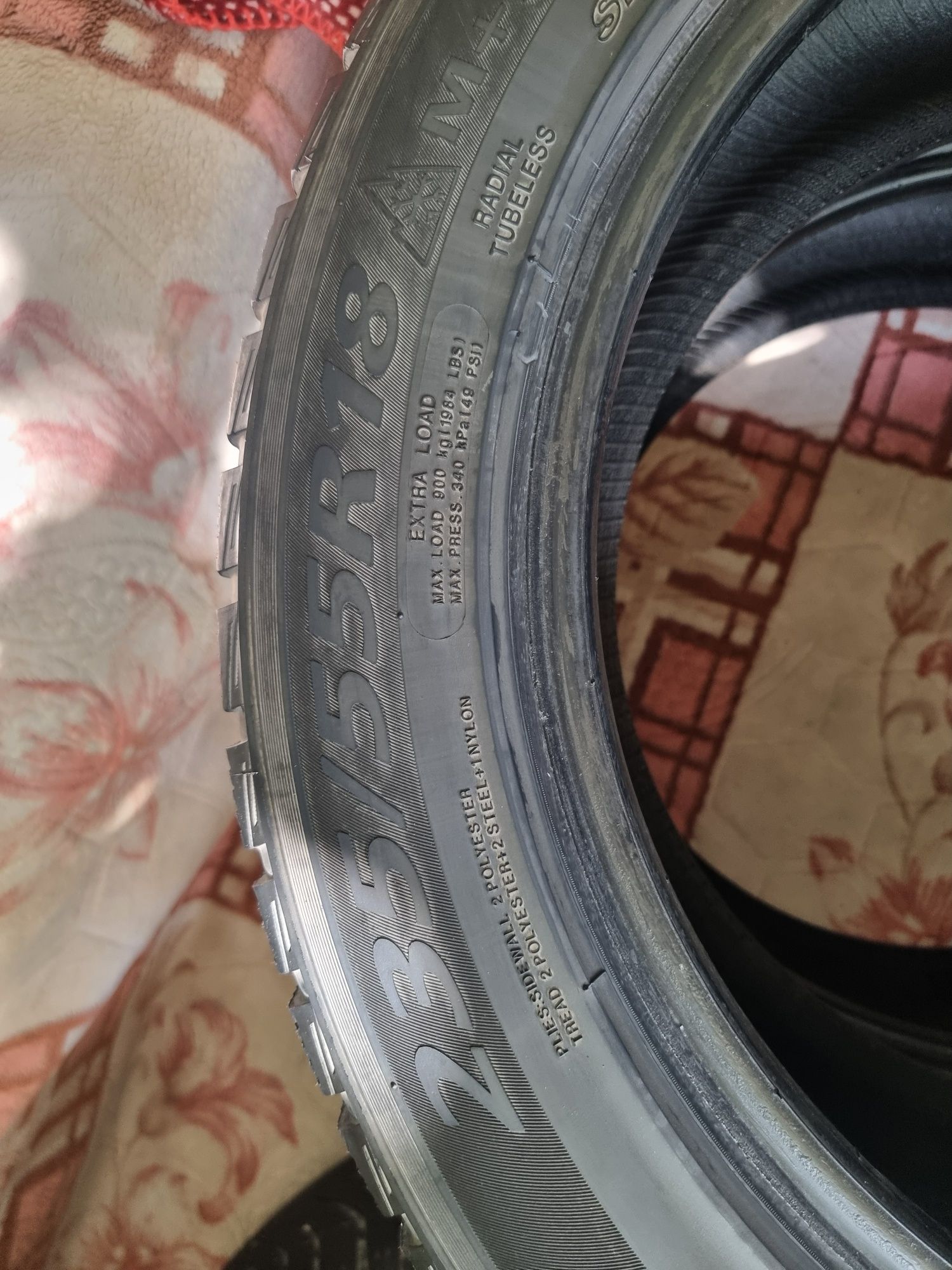 Шины 235/55 R18 шипованные и всесезонка