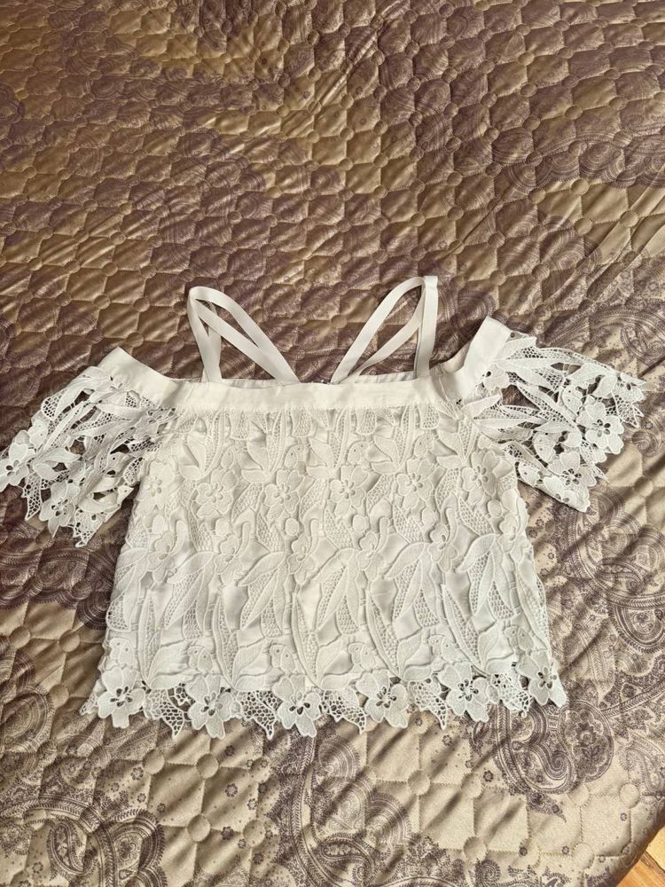 Кружевной топ Topshop