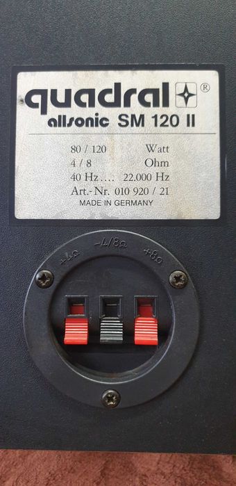 Boxe QUADRAL Allsonic SM-120 II 80-120W pe 4 sau 8 Ohm