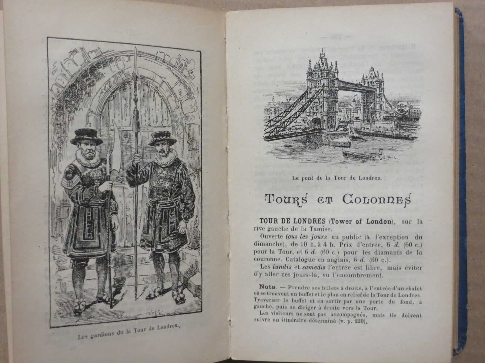 Ghiduri turistice Londra si Paris  1897 / 1895