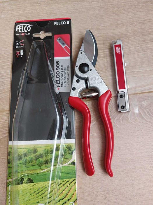 Foarfeca profesionala FELCO 8 + ascutitor Felco 906