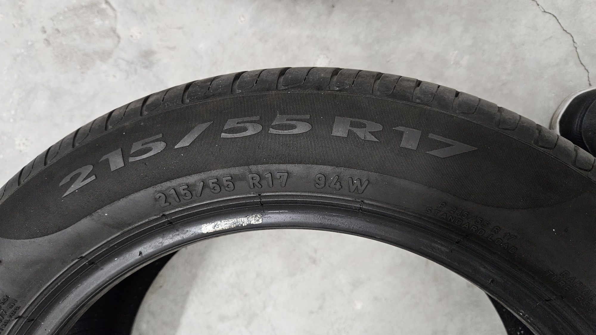 215/55/17 Pirelli P7 летни