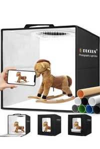 Фотокутия за продуктова фотография 30 см х 30 см softbox photobox LED