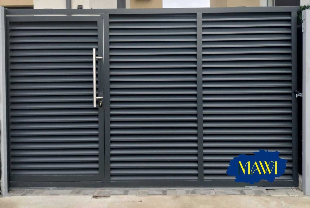 Porti / Garduri moderne de tip jaluzele din Aluminiu