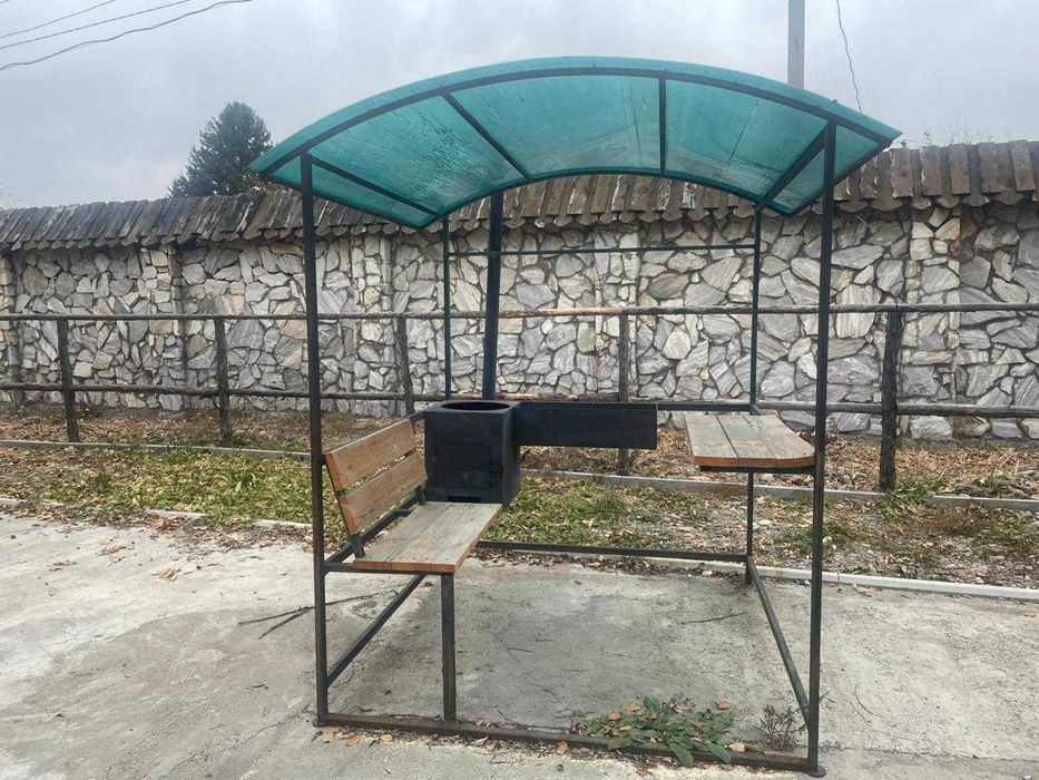 Мангальная зона два в одном