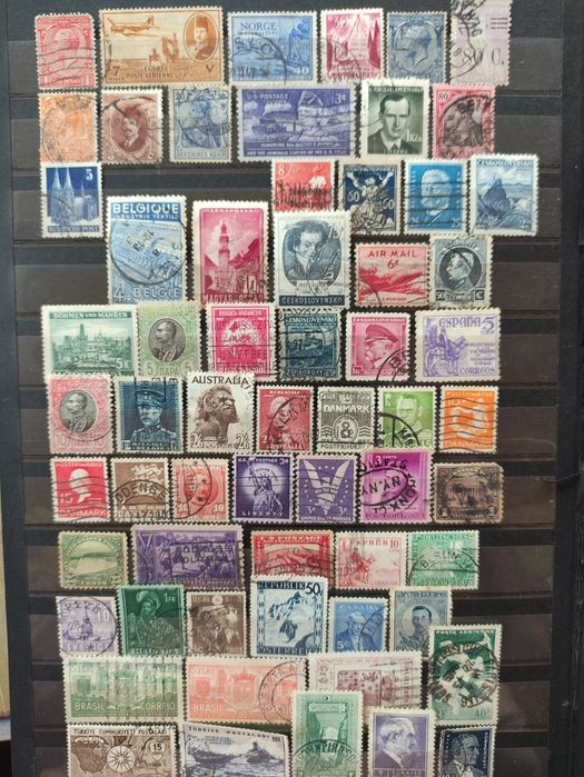 Пощенски марки разни 100 броя