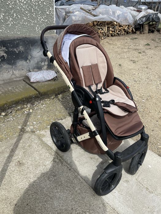 Carucior 3 in 1 Poema Brown - Krausman - Testat ADAC