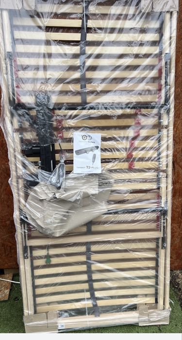 Pat Boxspring/somieră TWINMOT T2 cu motor și telecomandă