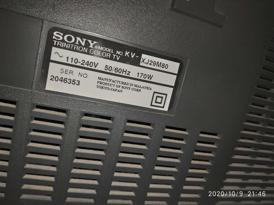 Телевизор Sony Trinitron Wega KV-XJ29M80. Большой-72 диагон.Малайзия.