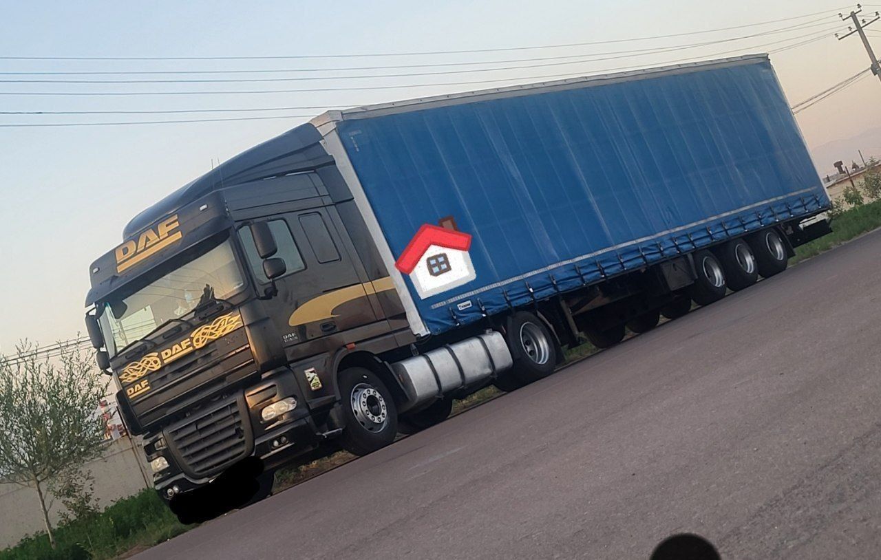 DAF XF 105.460 + KRONE прицеп cотилади