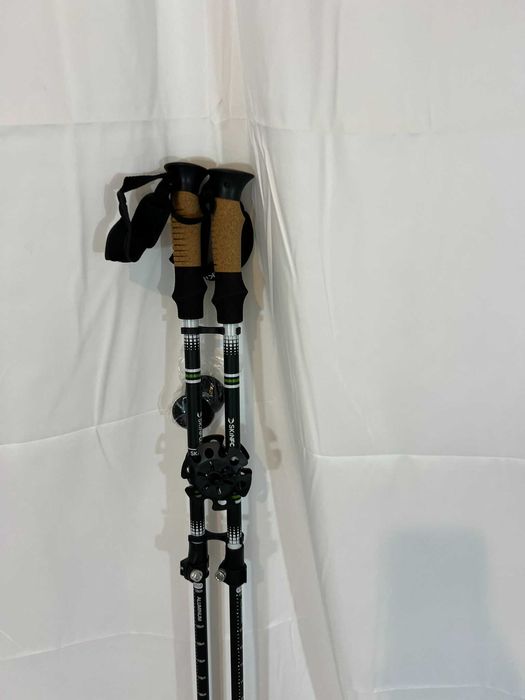 Bete schi ski trekking telescopice Skin Fox aluminiu 105-135cm green
