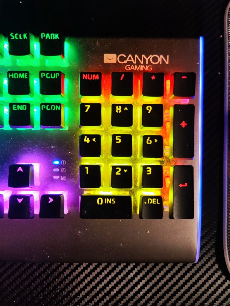 Canyon Interceptor GK-8 геймърска механична кура, RGB, CND-SKB8-US