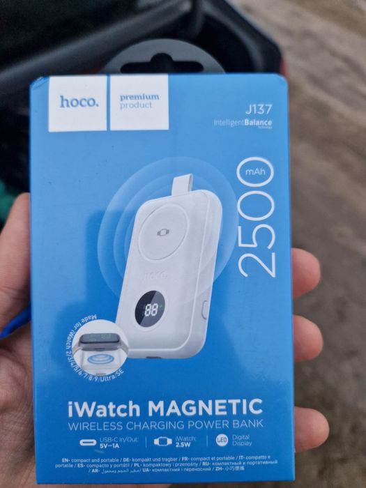 Карманная зарядка для смарт часов 2500 милиампер