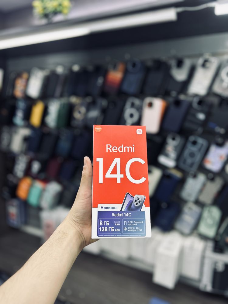 REDMI 14C 8/128 НОВЫЙ распечатаный